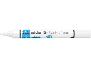 Acrylmarker Schneider Paint-It 320 4mm wit - 5