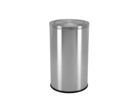 Poubelle V-Part Marlow Top Swing Bin 78 litres acier inoxydable mat