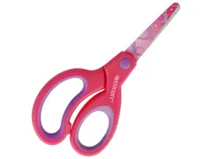 Schaar Westcott Kids 13cm softgrip ronde punt rood