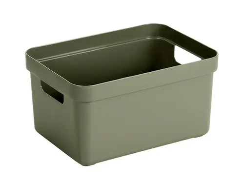 Sigma Home opbergbox 13L donkergroen - 35x24,6x18,3cm