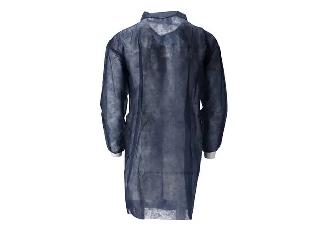 Blouse visiteur PP Non tissé Taille L Bleu 100 pcs