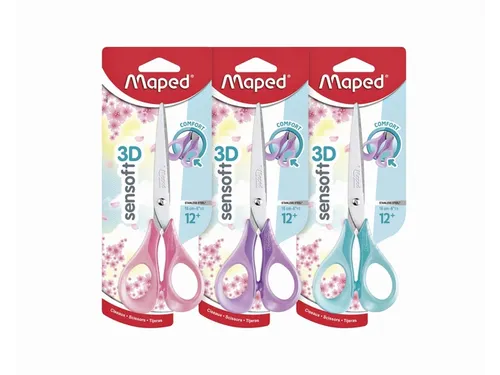 Schaar Maped Sensoft 16cm pastel assorti