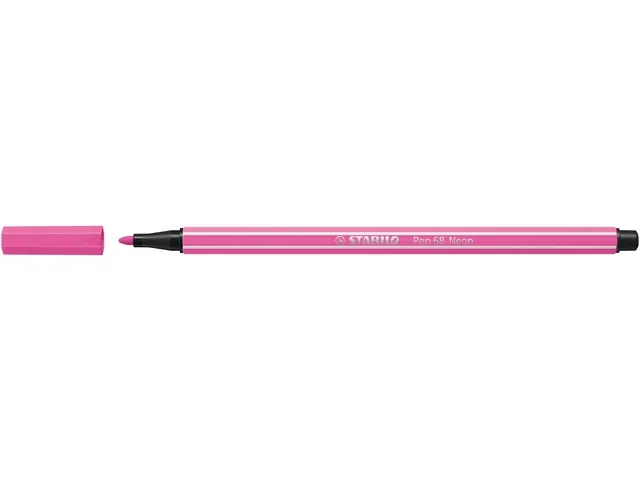 Viltstift STABILO Pen 68/056 medium neon roze