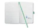 Carnet de notes Sigel Jolie Beauty A5 hardcover ligné 'whitened leave