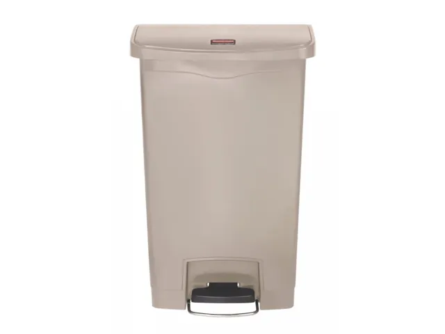 Pedaalemmer Slim Jim Step On Front Kunststof 50 Liter Beige