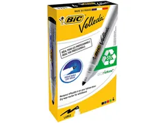 Viltstift Bic Velleda 1701 whiteboard rond large assorti 4 Stuks