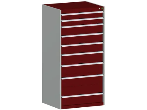 ladekast,HxBxD 1600x800x750mm,9lade(n),lade voor zware lasten