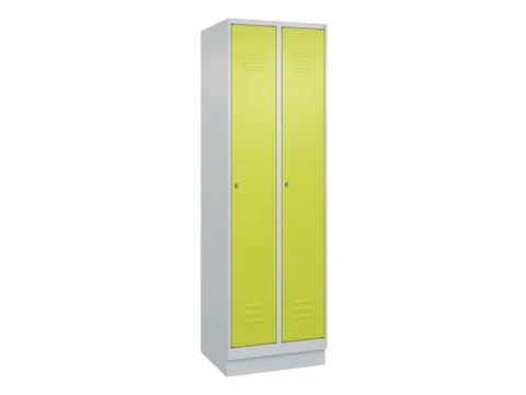 locker voor scheiding van kleding,HxBxD 1950x600x500mm,2vak