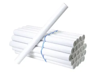 Verzendkoker CleverPack A2 450x50x1.5 met doppen wit pak à 20 stuks - 4