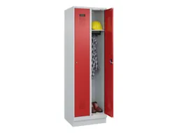 locker,HxBxD 1950x600x500mm,2vak,vak B 300mm,cil.-slot,sokkel