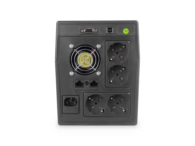 Digitus Line-Interactive UPS 1500VA/900W 12V/9Ah x2 batterij LCD