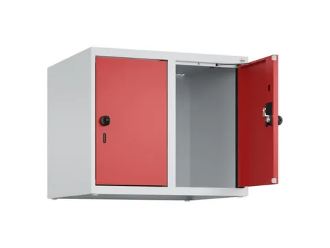 opzetkast,v. locker,2vak.,vak B 300mm,HxBxD 500x600x500mm,draaigrendel