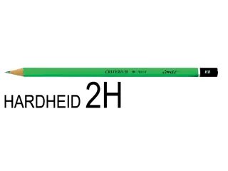 Potlood Bic Criterium 550 zeshoekig 2H - 2
