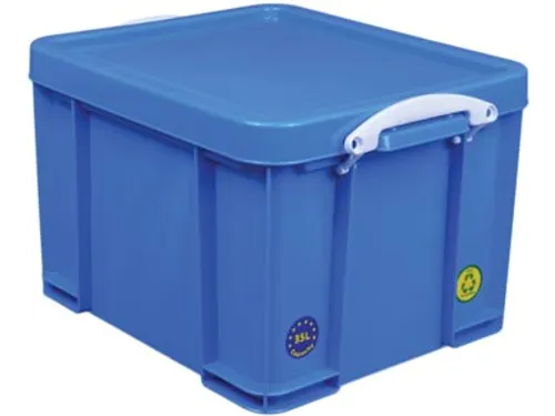 Opbergdoos 35 Liter Neonblauw