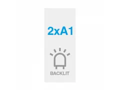 Poster Print 2xA1 Backlit 275g/m² Satijnen Oppervlak