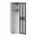 Lockerkast 2000x525x550mm 1 vak, ventilatiedeur, RAL7016