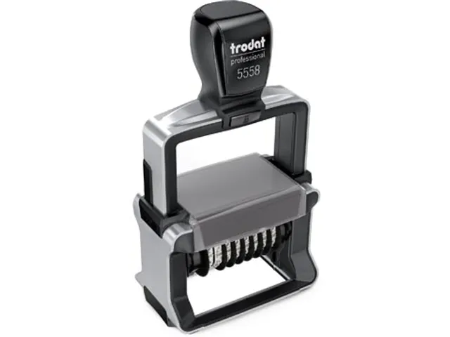 Professional 4.0 cijferbandstempel 5558 zwart