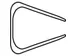 20 Serodo bindruggen 15mm zwart