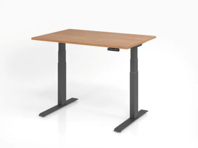 Av. régl. él. hauteur bureau assis/debout,HxlxP 640-1290x1200x800mm