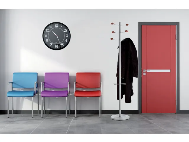 Pendule murale Unilux Mega Ø57,5cm noir