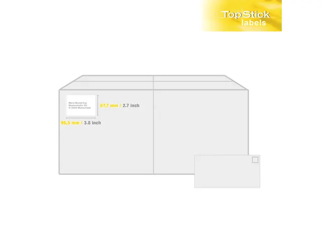 Etiquette universelle A4 permanent 96,5x67,7mm blanc 800 pièces
