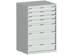 ladekast 1200x800x750mm 7laden zware lasten RAL7035 front RAL7035