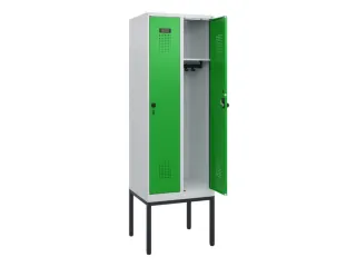 schoollocker,HxBxD 1950x600x500mm,2vak,vak B 300mm,draaigrendel - 1