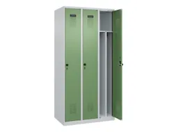 locker voor scheiding van kleding,HxBxD 1850x900x500mm,3vak