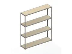 breedvakstelling,grondveld,HxBxD 2970x2504x600mm,vakl. 400kg