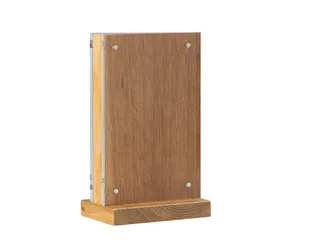 Europel Kaarthouder T-standaard A6 Staand Acryl/Hout/Magneet - 1