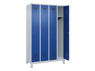 locker,HxBxD 1950x1200x500mm,4vak,vak B 300mm,cil.-slot,voeten - 2