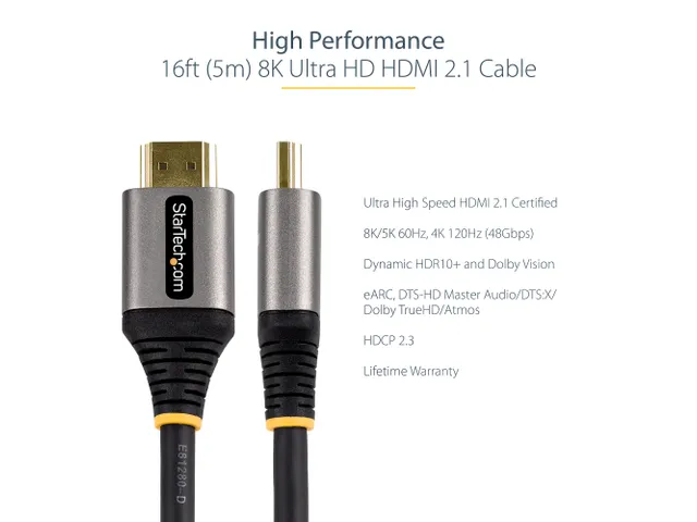 Câble HDMI 2.0 Premiun Certifié 5m