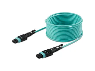 MPO12PL3M InfiniBand en Glasvezelkabel 3 meter MPO/MTP Aqua-kleur - 1