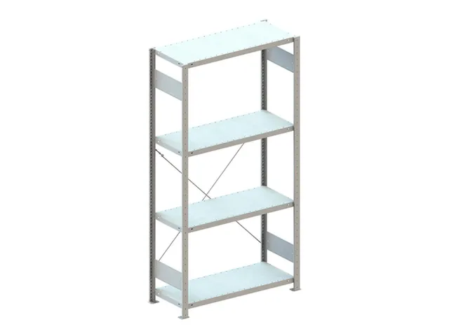 magazijnstelling,grondveld,HxBxD 2000x1056x436mm,vakl. 150kg