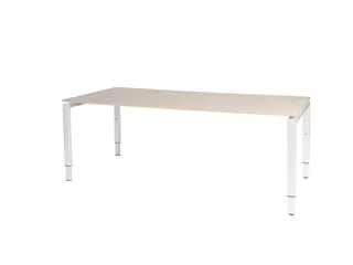 Domino Plus Bureau Hoogte Verstelbaar 2000x900mm Robson Eiken Wit 4-Po - 1