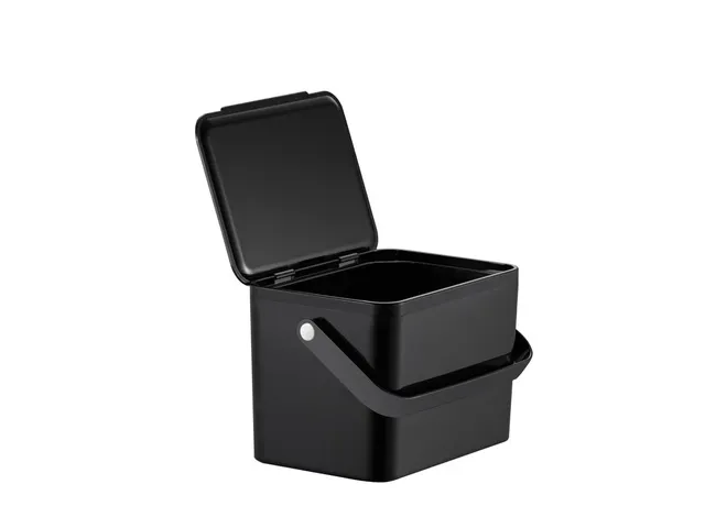 Afvalbak Deco Food Waste Caddy 4 Liter Zwart