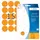 HERMA 2274 Multipurpose etiketten Rond 32mm Fluor Oranje 360 stuks