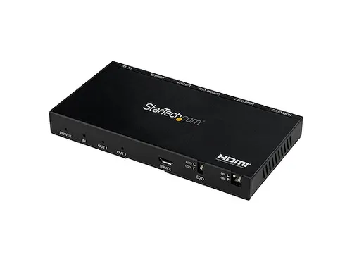 HDMI splitter 2-poorts 4K 60Hz met ingebouwde scaler