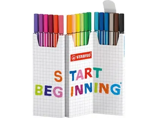 Pen 68 viltstift geassorteerde kleuren deskset - 2