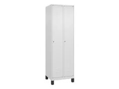 locker,HxBxD 1950x600x500mm,2vak,vak B 300mm,cil.-slot,voeten