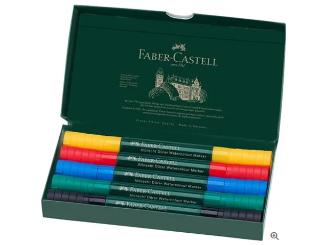 Aquarel marker Faber-Castell Albrecht Dürer doos a 5 stuks