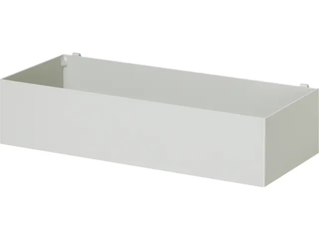 bac,p. plaque de rangement perforée,HxlxP 65x300x125mm