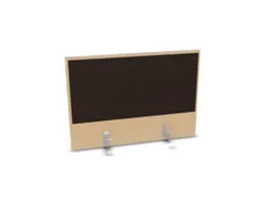 opzetpaneel,v. bureau,aanbouw achter,B 800mm,NE-esdoorn,BN2036-bruin