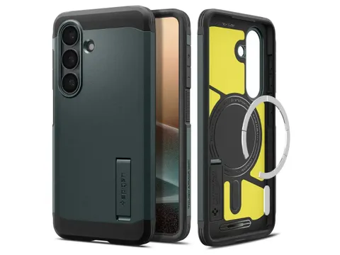 Spigen Galaxy S26 Plus Hoes Donkergroen
