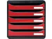 ladenblok Big-Box Plus zwart/rood
