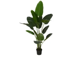 Kunstplant Mica Bananen boom in plastic pot 180x30cm