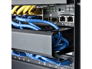 1U Horizontale Kabelgoot met Deksel voor 19 inch Server Rack - 6