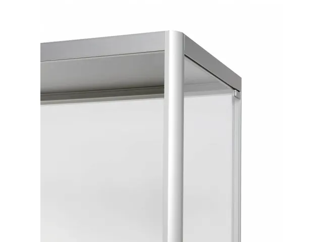 Vitrine d'exposition en verre Portes latérales 80x40x200cm