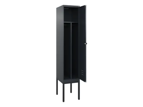 locker voor scheiding van kleding,HxBxD 2120x400x500mm,1vak