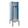 PBM-locker met bank,HxBxD 2120x600x815mm,2vak,vak B 300mm